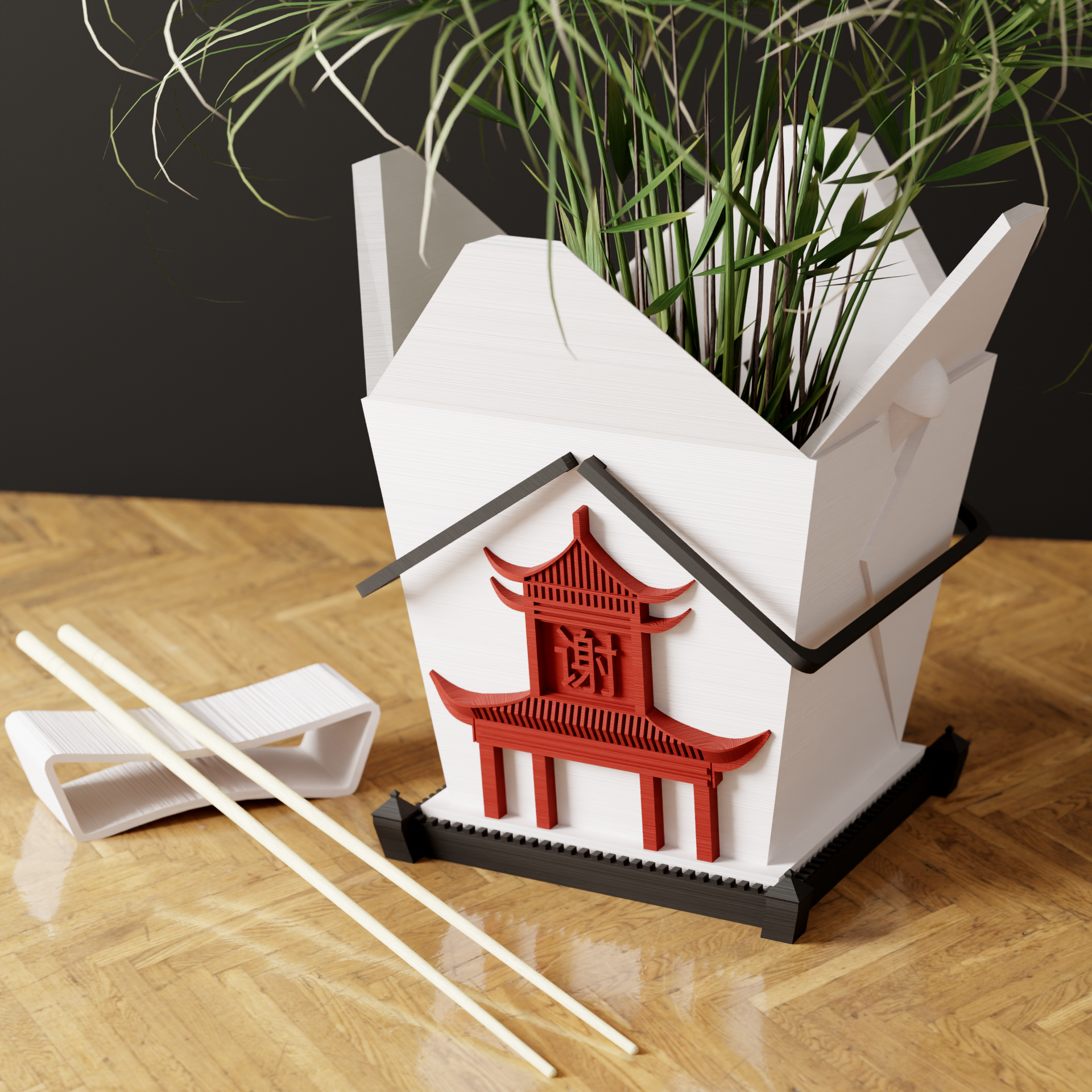 Chinese Takeout Planter