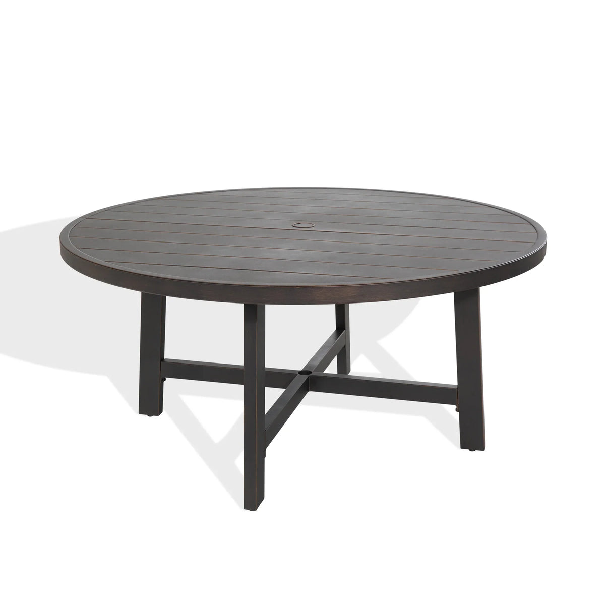 Tamarin 7-Piece Round Outdoor Dining Set with Armless Chairs‌