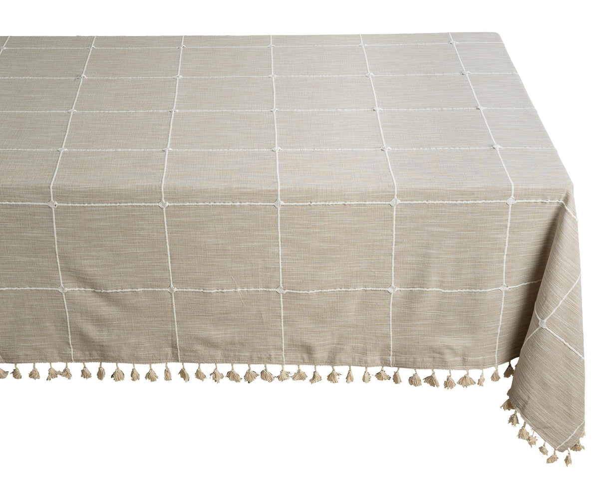 Tassel Tablecloth - Bohemian Tablecloth