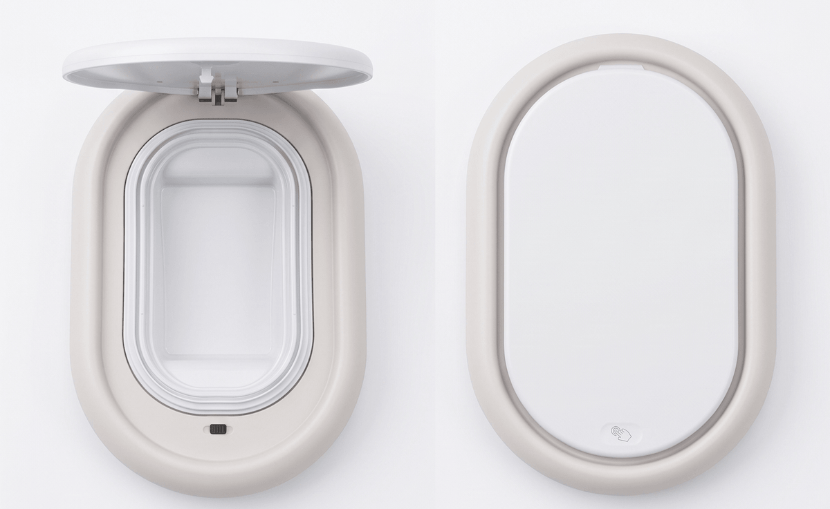 Shnuggle Diaper Pail Replacement Lid with Funnel