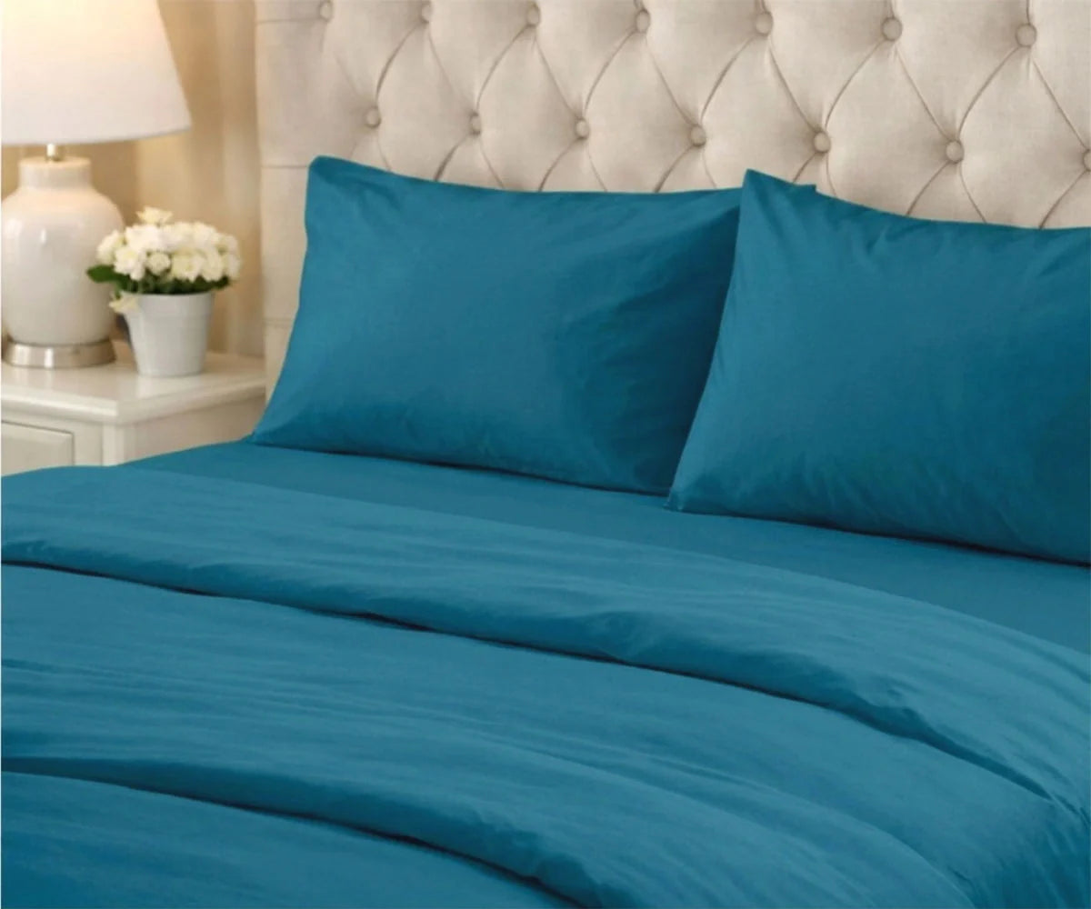 100% Cotton Sateen Pillowcases - Set of 2