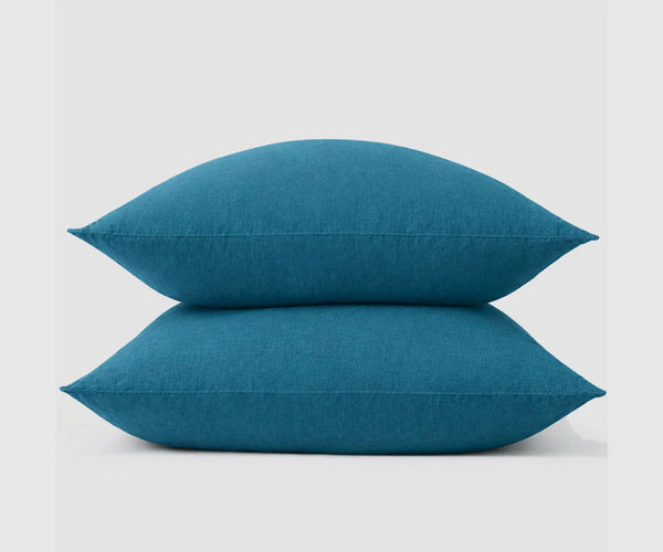 Stonewashed 100% Linen Pillowcases - Set of 2