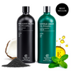 Terra & Co.® Oil Pulling Bundle – Gentle Green + Brilliant Black | Ayurvedic Detox, Enamel Protection & Whitening