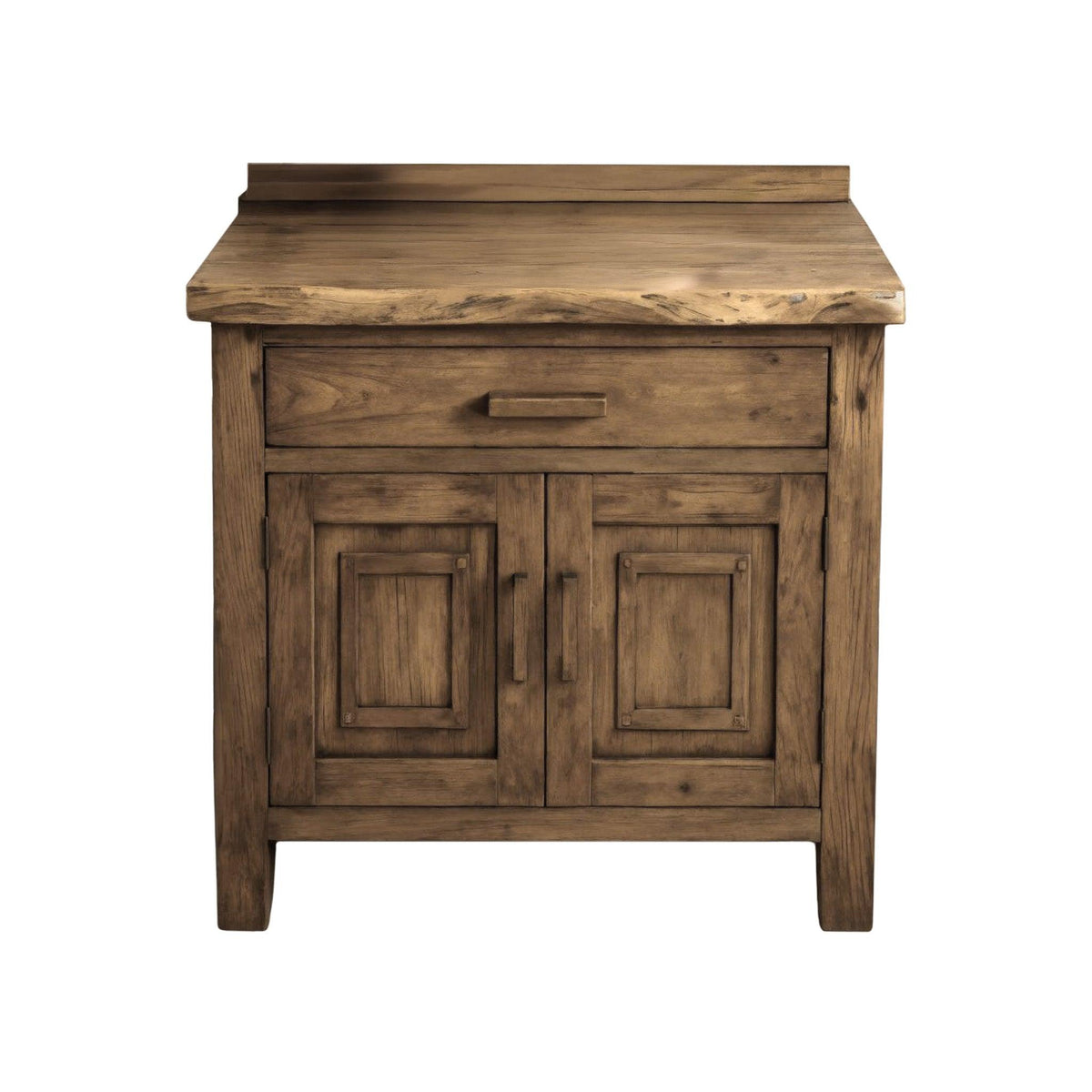 Terranova Natural Wood Freestanding Bathroom Vanity with Cabinet