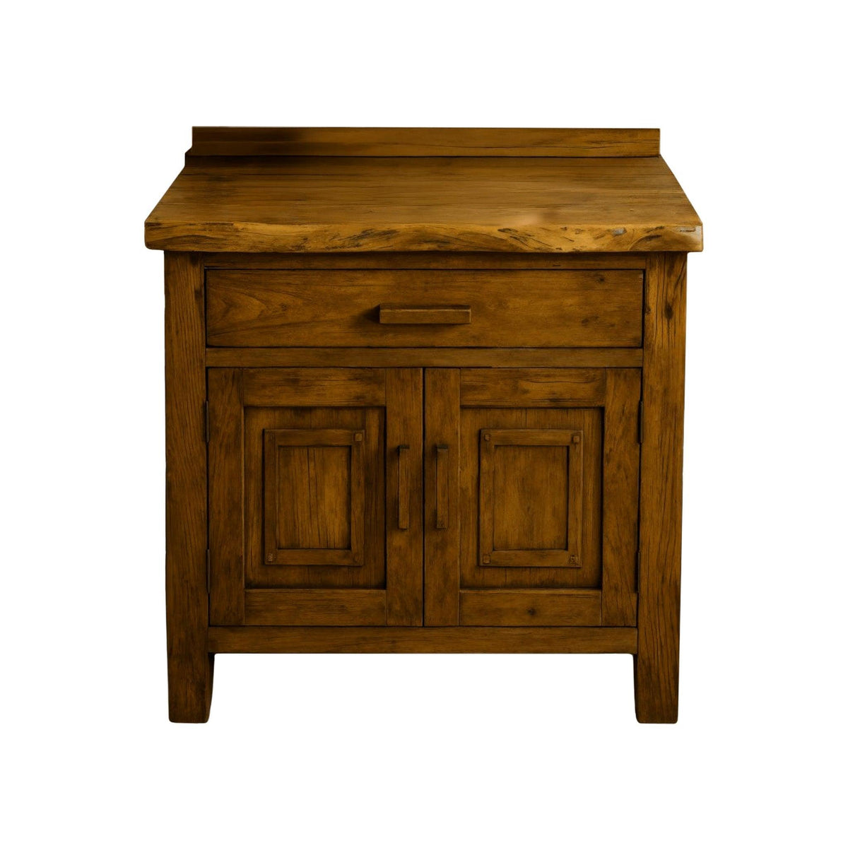 Terranova Natural Wood Freestanding Bathroom Vanity with Cabinet