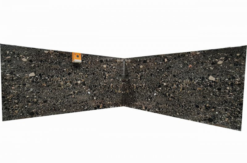 Terrazo Black Bookmatching Marble Slabs Polished - Livfloors Collection