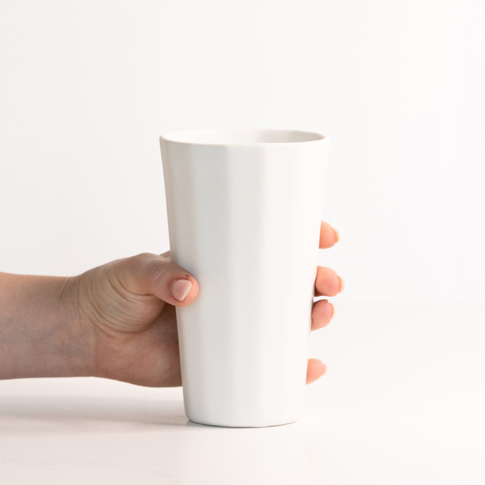 Handmade Porcelain Pint Cup