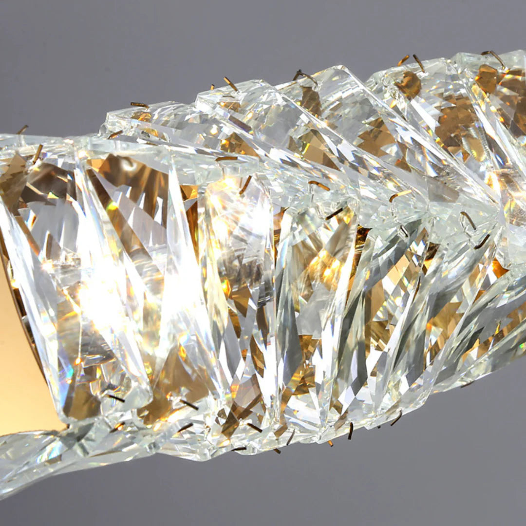 Pierre Gold Crystal Chandelier