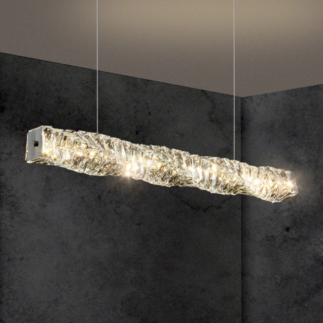 Pierre Gold Crystal Chandelier