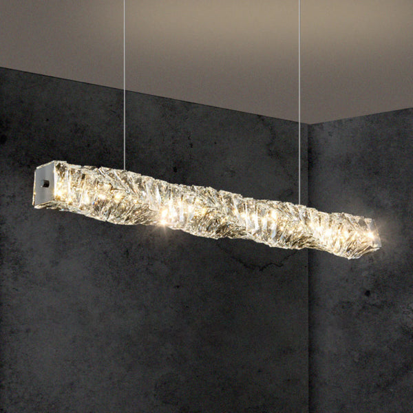 Pierre Gold Crystal Chandelier