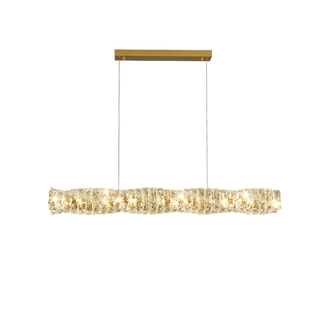 Pierre Gold Crystal Chandelier