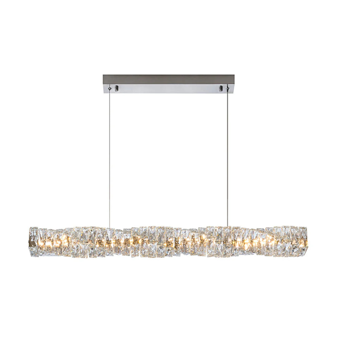 Pierre Gold Crystal Chandelier