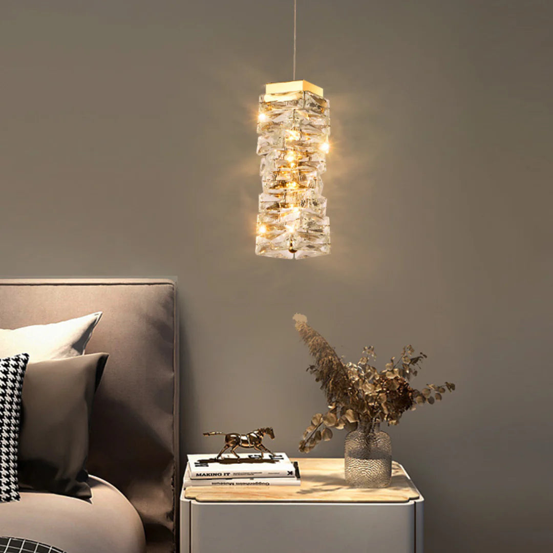 Pierre Gold Crystal Chandelier