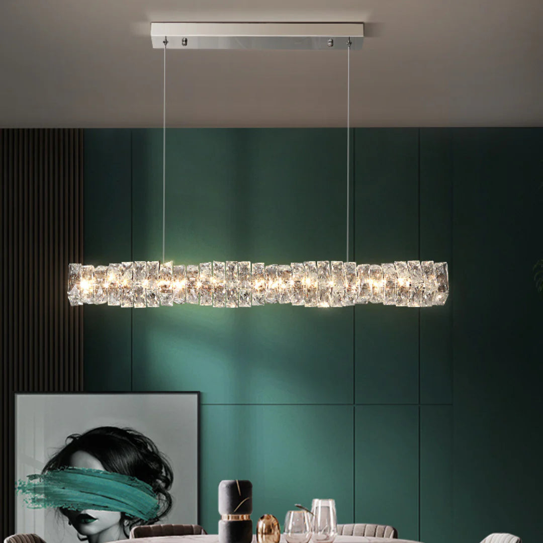 Pierre Gold Crystal Chandelier