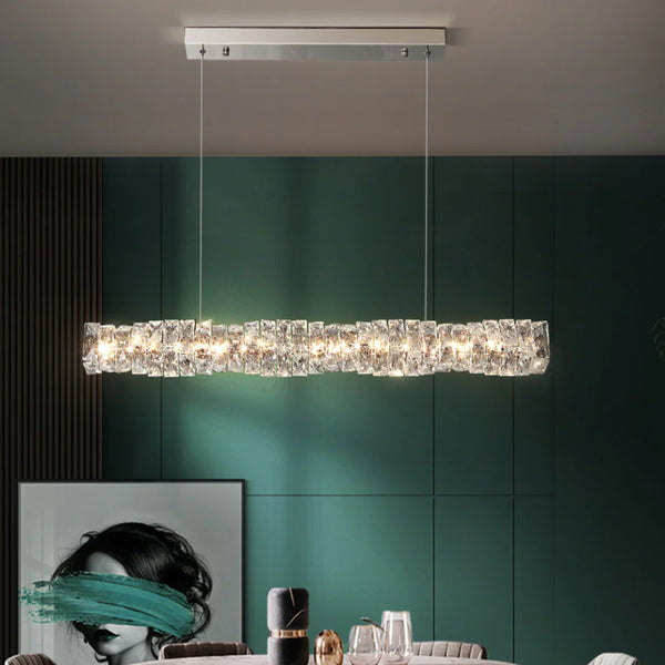 Pierre Gold Crystal Chandelier