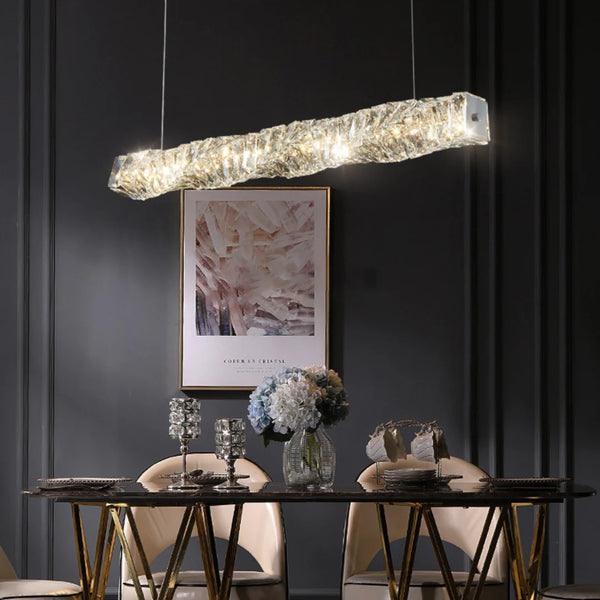 Pierre Gold Crystal Chandelier