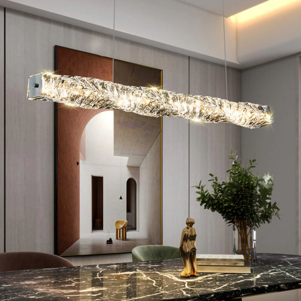 Pierre Gold Crystal Chandelier