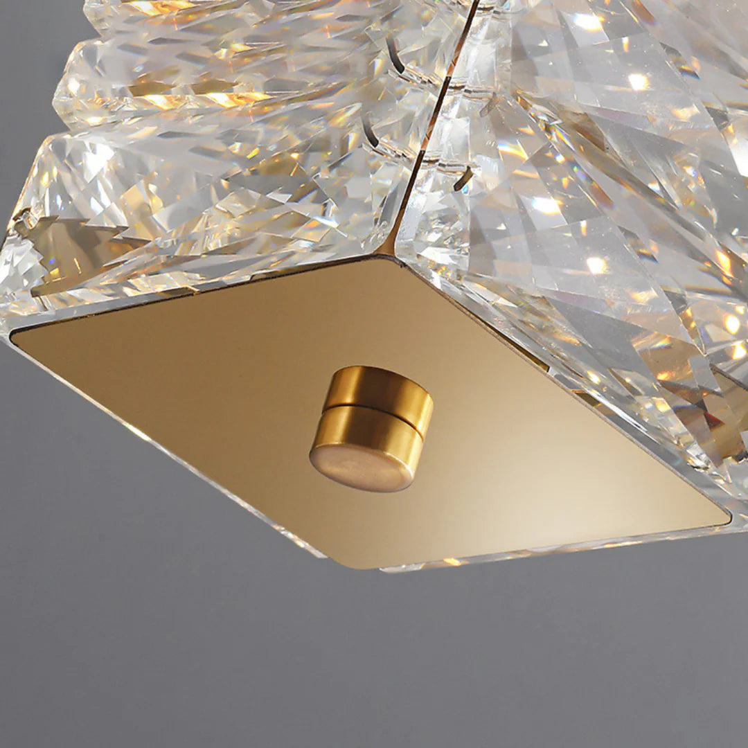 Pierre Gold Crystal Chandelier