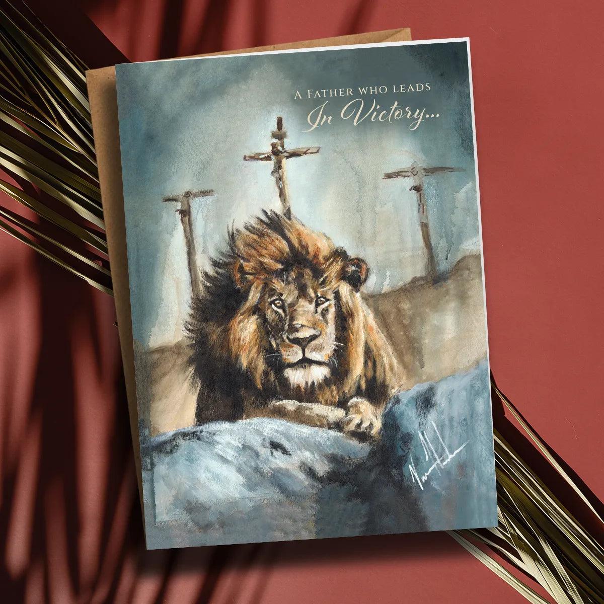 'Finished Work of the King' Father's Day Greeting Card