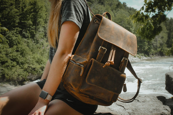 The Hagen Backpack | Vintage Leather Backpack