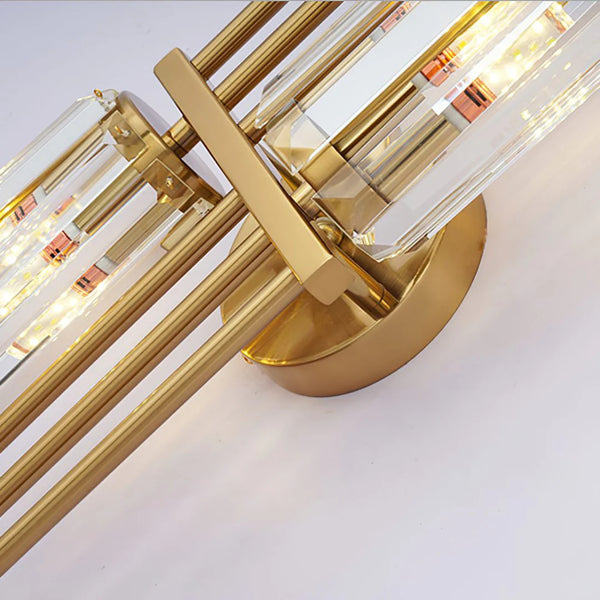 Three Crystal Wall Lamps