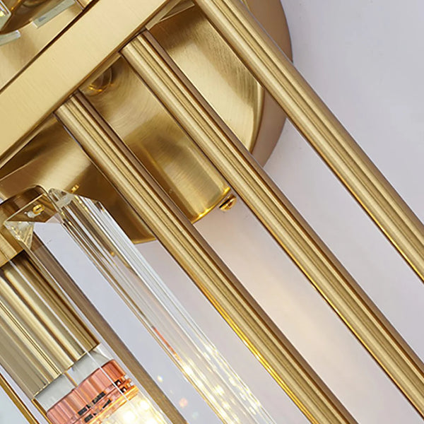 Three Crystal Wall Lamps