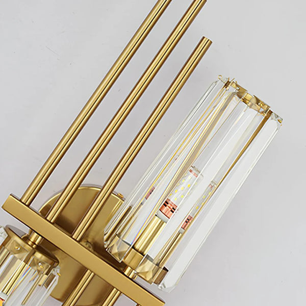Three Crystal Wall Lamps