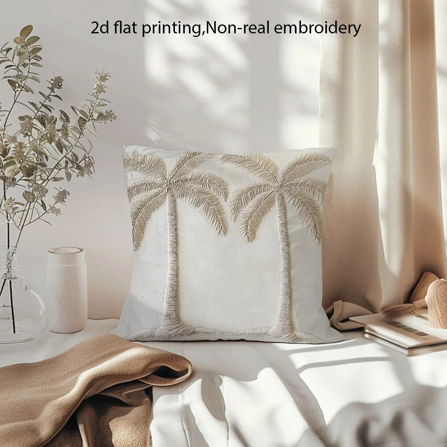 Throw Pillow - Vintage Polyester 45x45cm