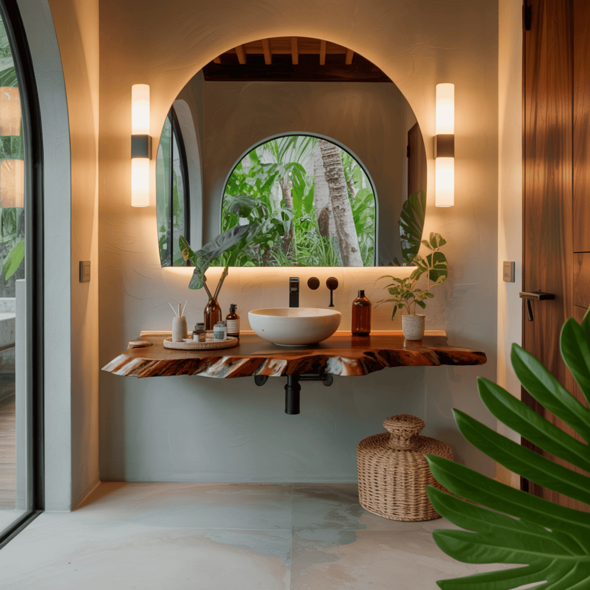 Tidewood Live Edge Floating Bathroom Vanity