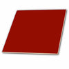 3dRose InspirationzStore Solid Colors - Burgundy red - dark marroon russet fire-brick dark-barn red-brown - plain simple solid color - Tiles (ct_159880)