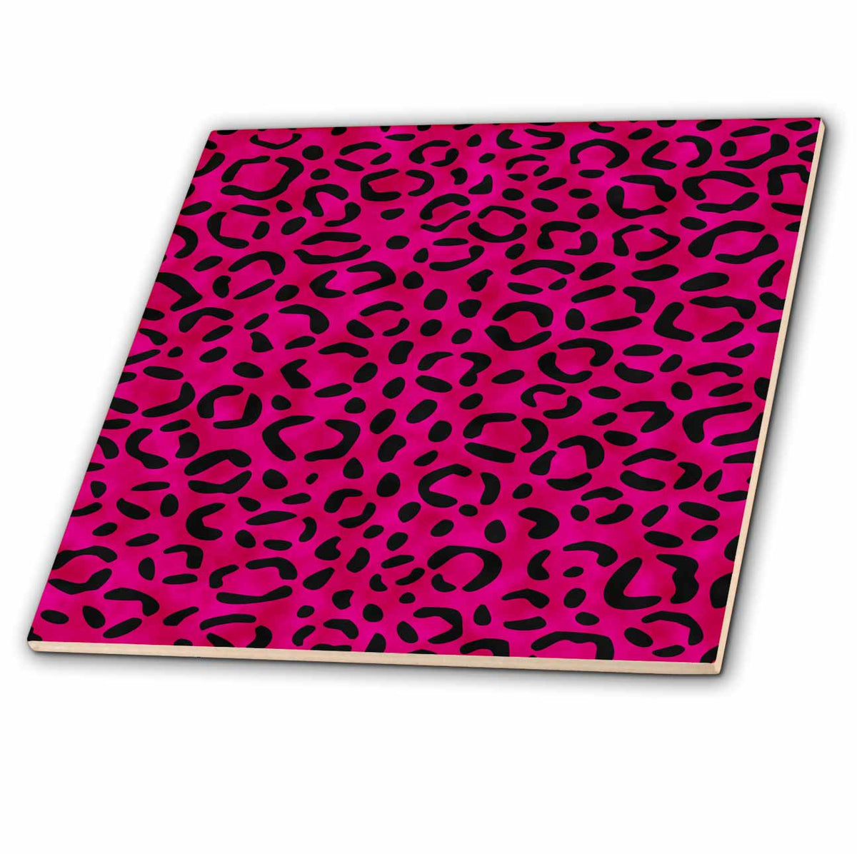 3dRose Rewards4life Gifts - Leopard Print Pink - Tiles (ct_32506)