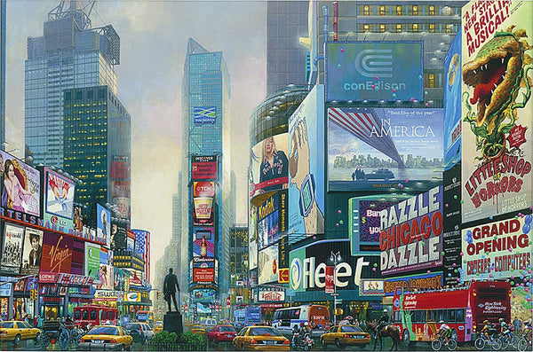Alexander Chen - Times Square South (UNFRAMED) Artman