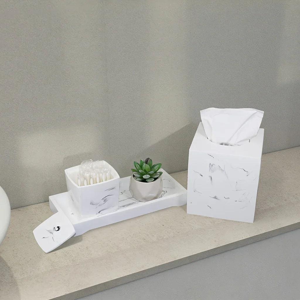 Tissue Box Holder - Luxury Marble