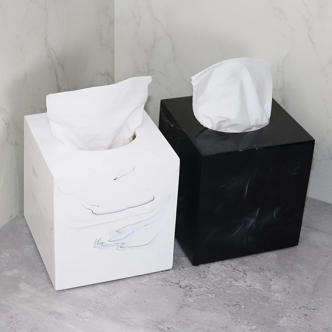 Tissue Box Holder - Luxury Marble