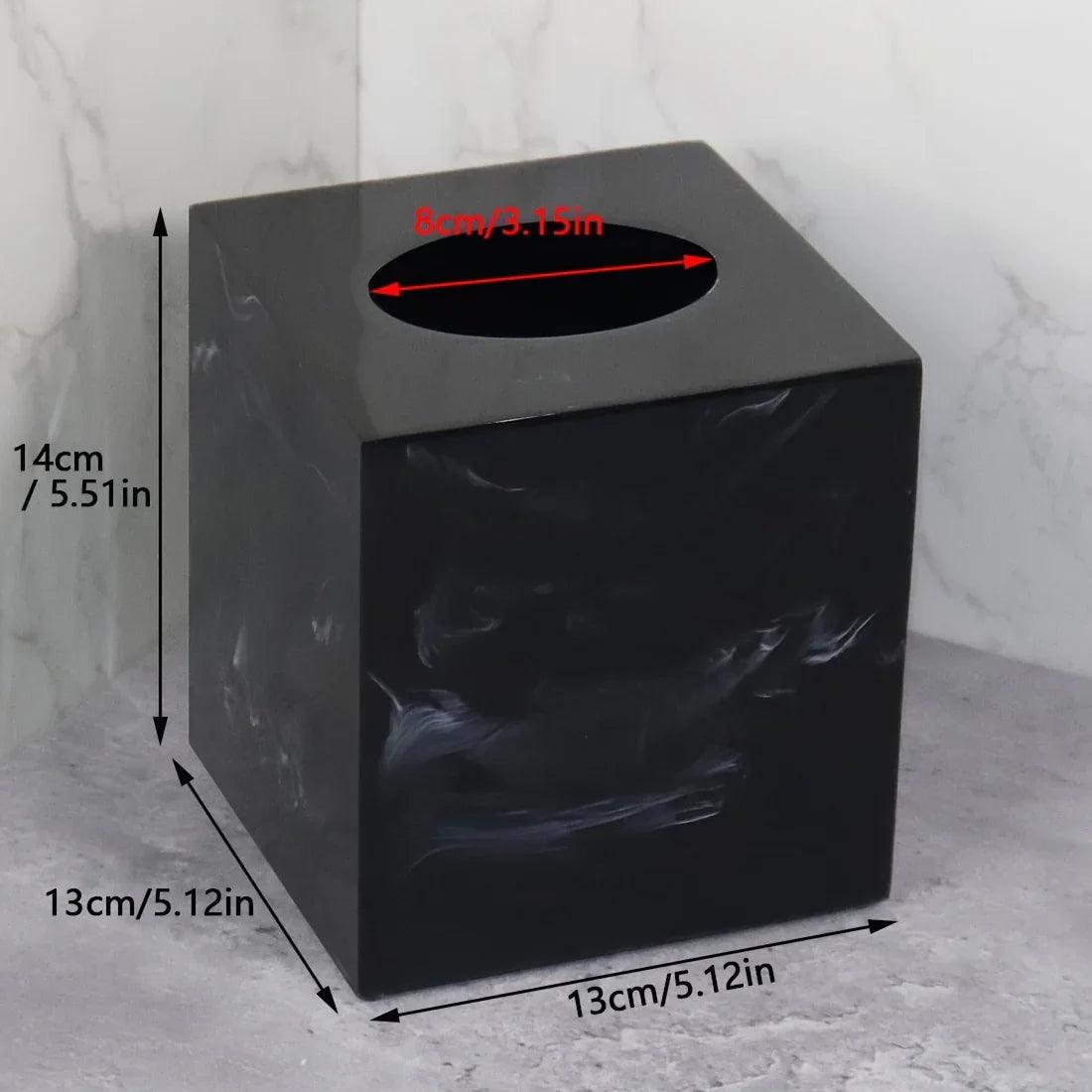 Tissue Box Holder - Luxury Marble
