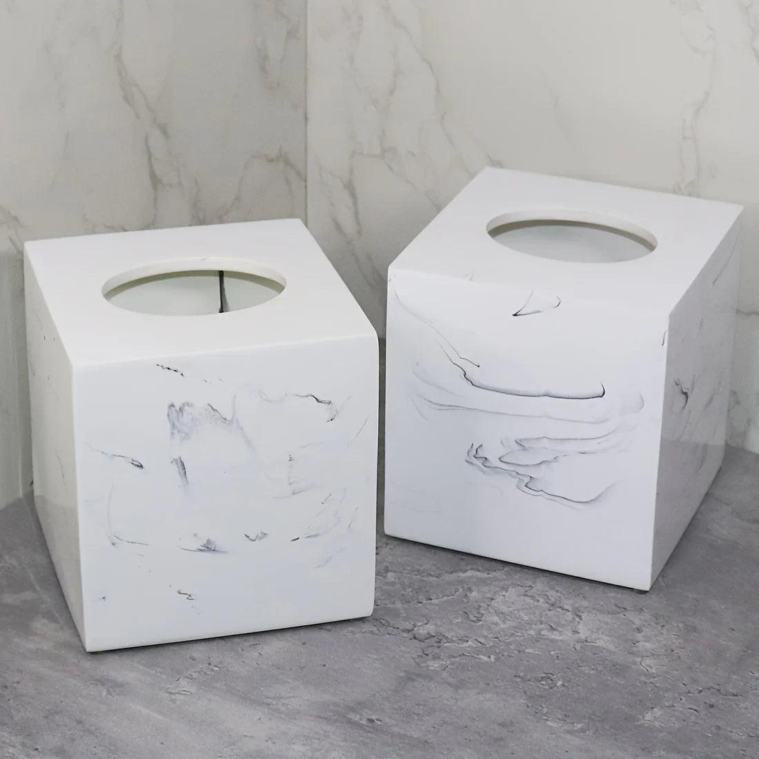 Tissue Box Holder - Luxury Marble