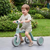 Toddler Convertible Trike with 86° Limited Steering Angle and Carbon Steel Frame-Green