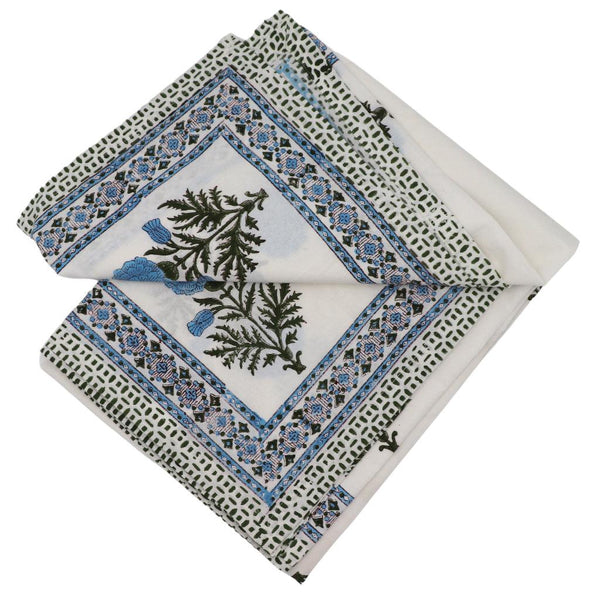 Toile de Blu Hortensia Organic Cotton Tablecloth