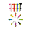 Divot Tool, Ball Marker and Big Cup Tees by Aim Master. Pack of 10