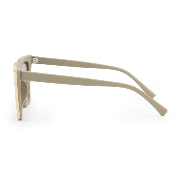 The CEO - Sustainable Nude Frame Brown Lens Cateye Sunglasses