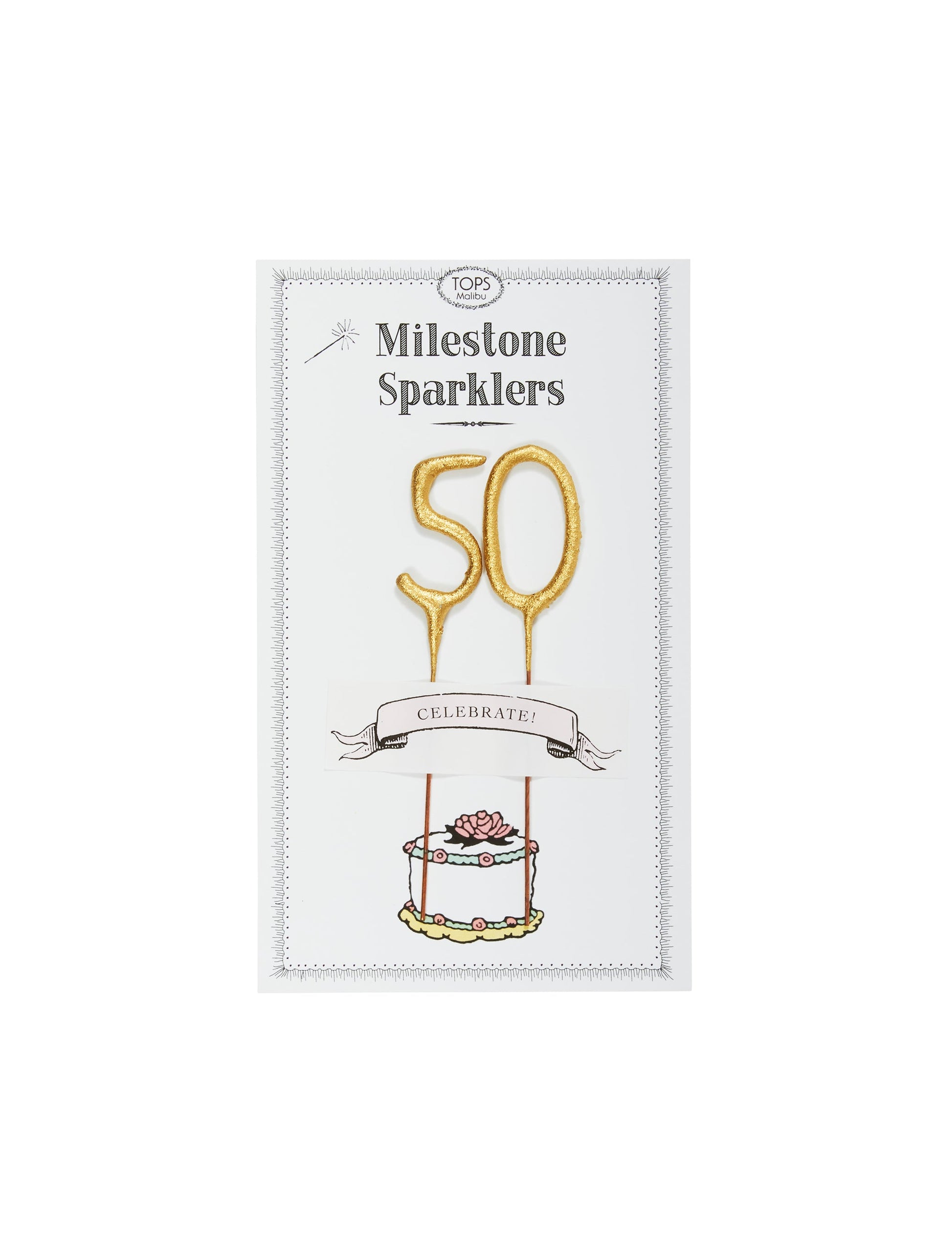 Tops Malibu Milestone Sparkler Card