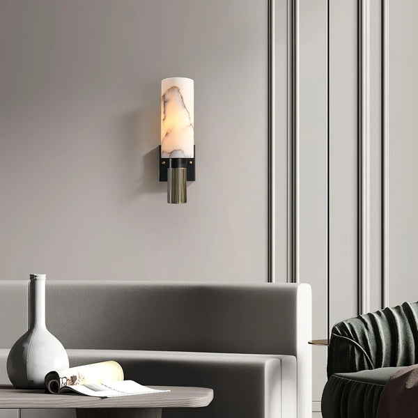 Torch Marble Sconce