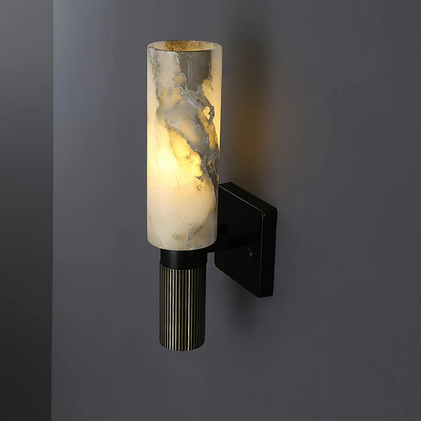 Torch Marble Sconce