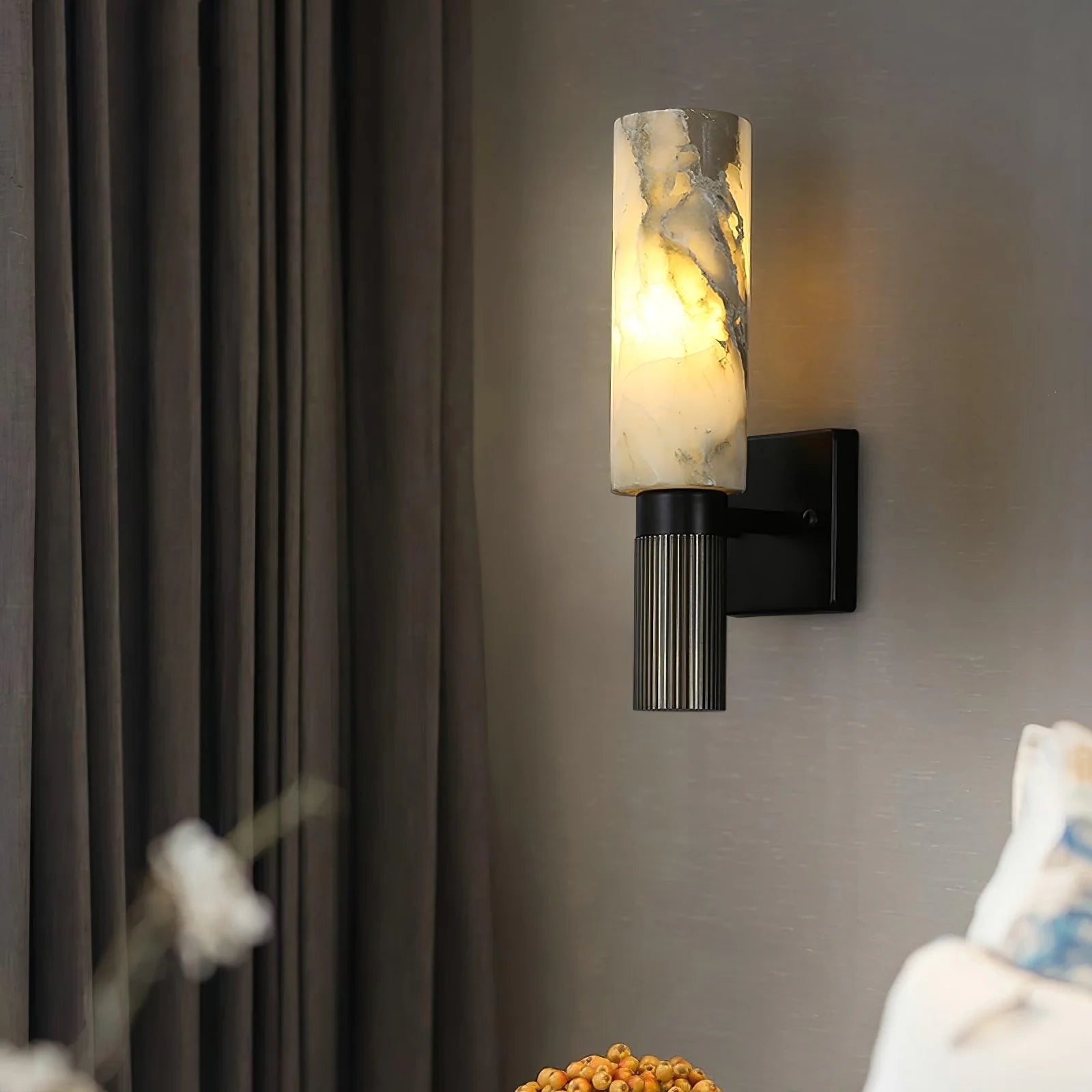 Torch Marble Sconce