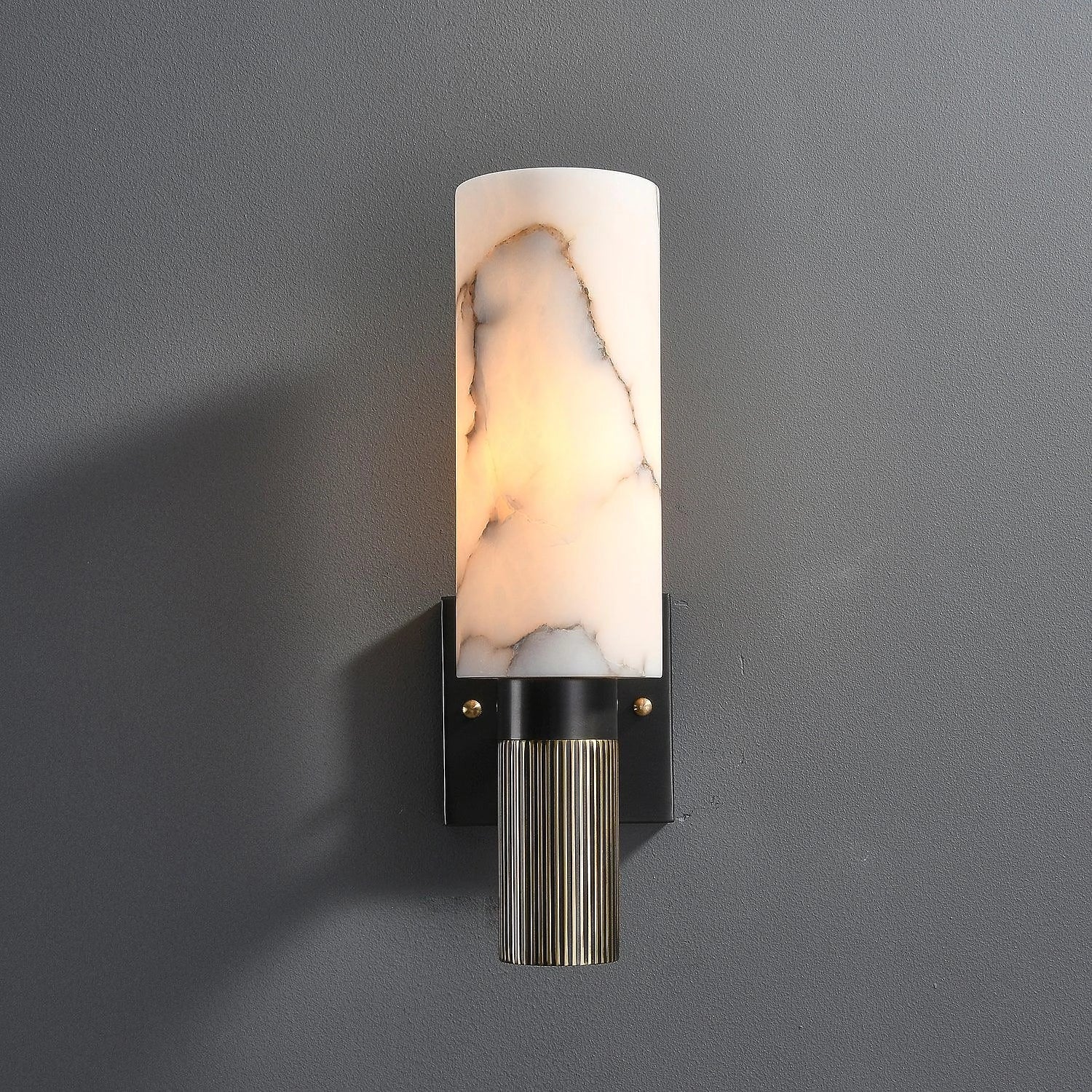 Torch Marble Sconce