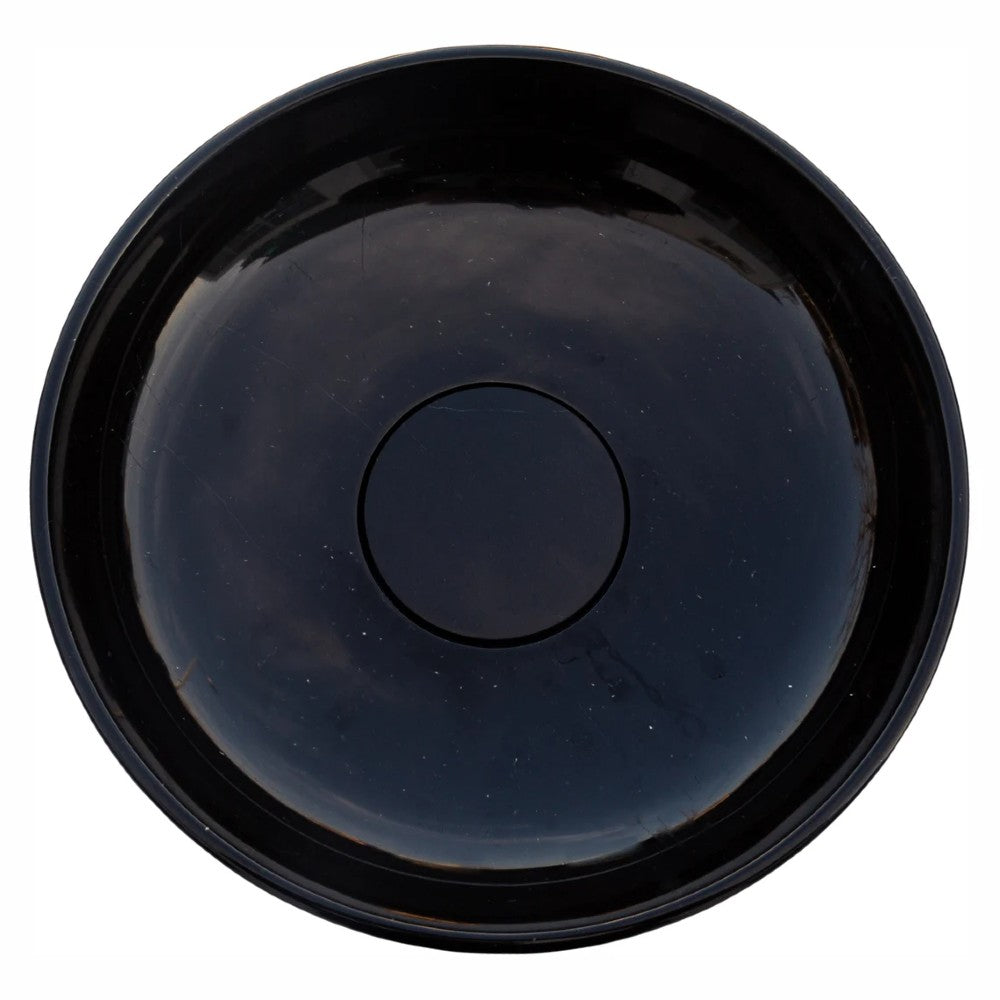 Natural Stone Toros Black Marble Above Counter Vessel Sink Polished (D)16