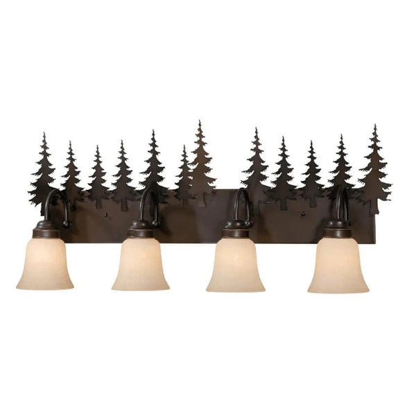Towering Pine 4 Light Vanity Fixture - Gifts for You 'n Me