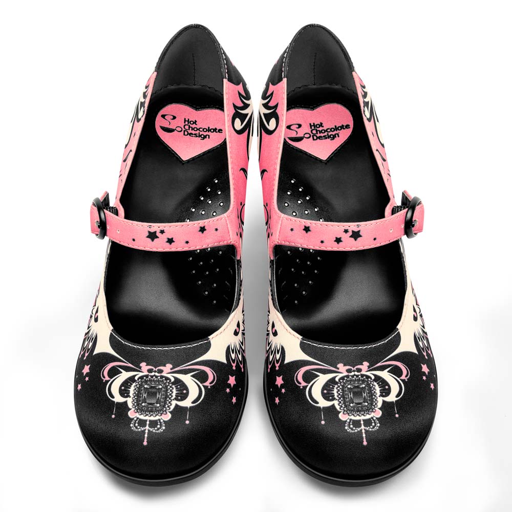 Hot Chocolate Design Mid Heels Transylvania Women's Mary Jane Pump