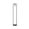 Alabaster Tribeca Black Floor Lamp