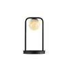 Alabaster Tribeca Black Table Lamp